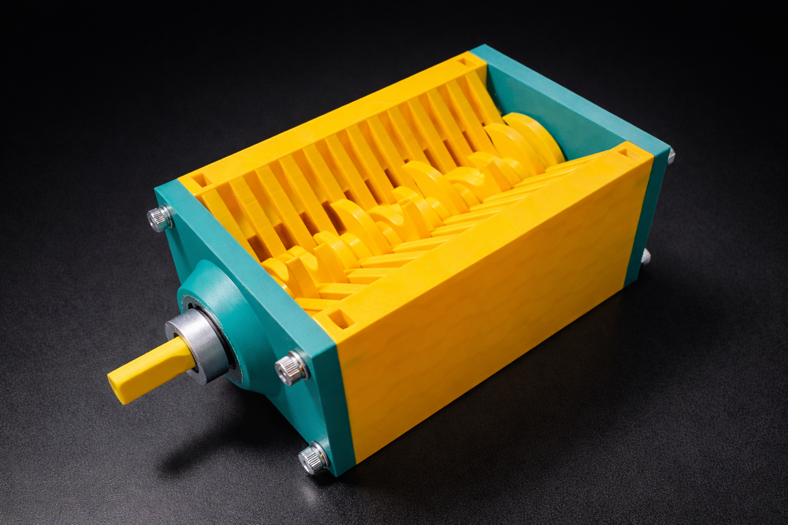 LibreShred One | 3D Printed Single Shaft Shredder