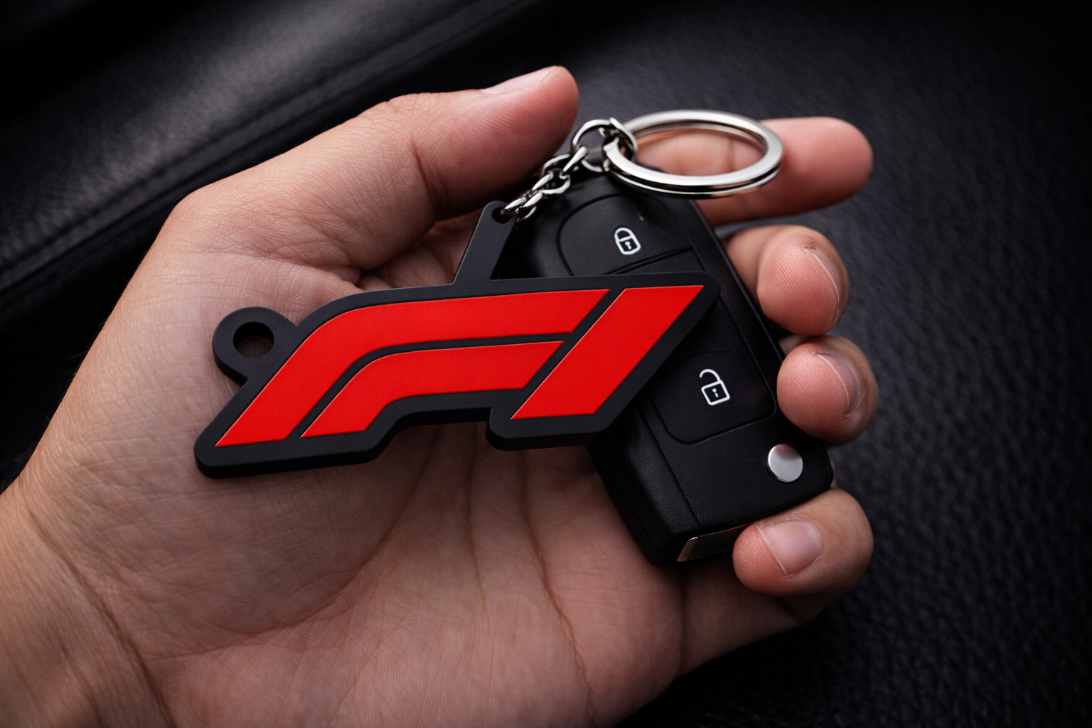F1 Logo Keychain - 3D Printable