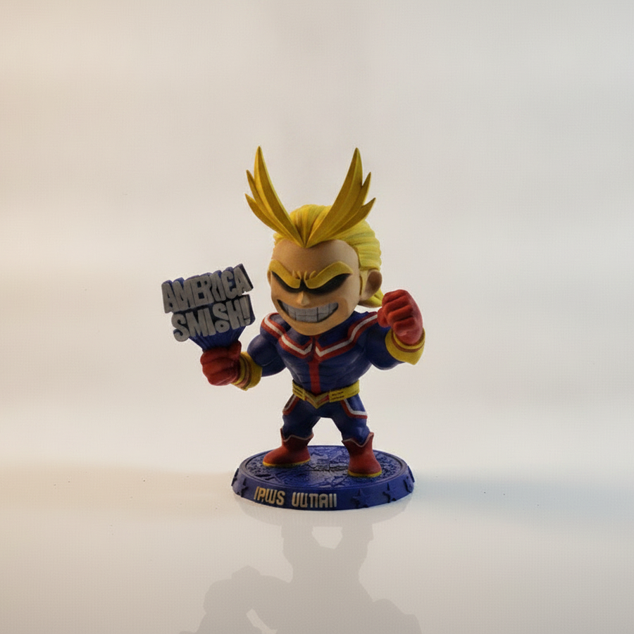 All Might Muscle Figurine 3D Printable
