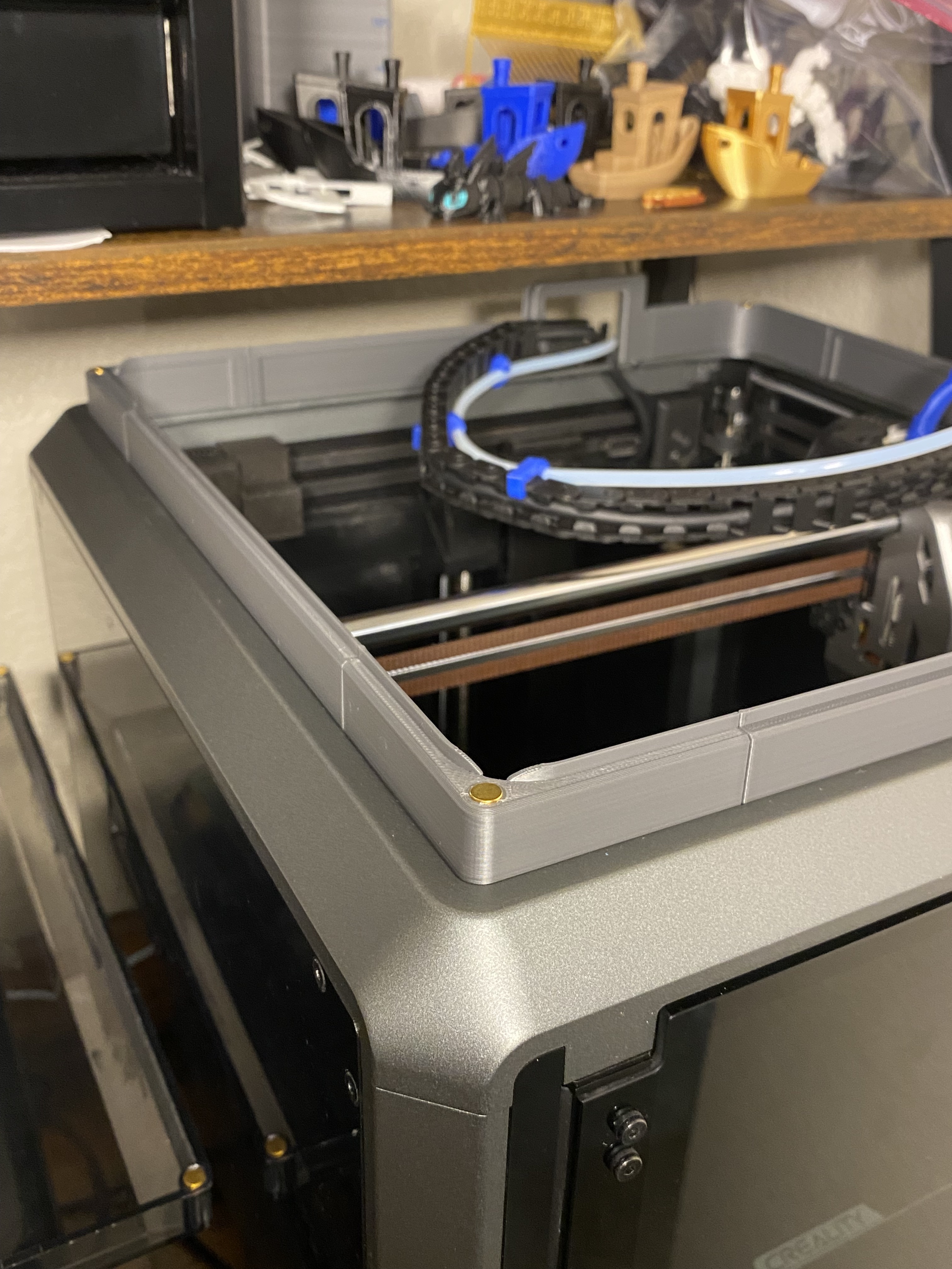 20mm Magnetic Lid Riser for K1 and K1C - Crisp Snap On Action (Works for CFS and no CFS)