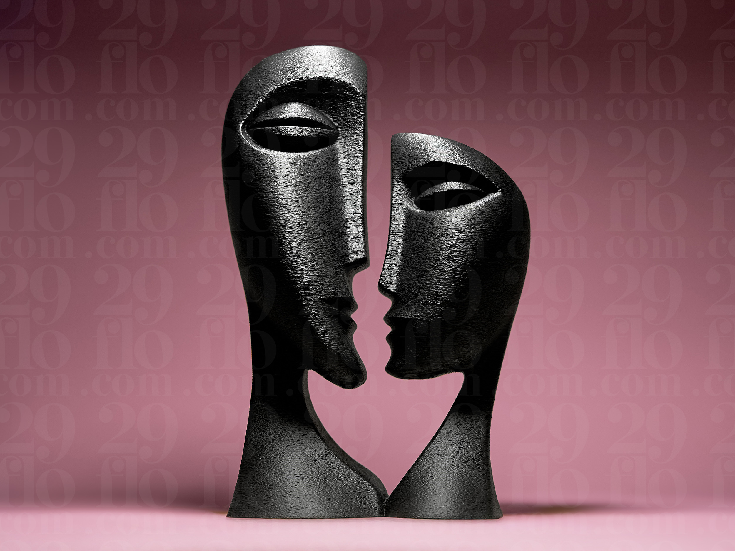 Abstract Couple Sculpture
