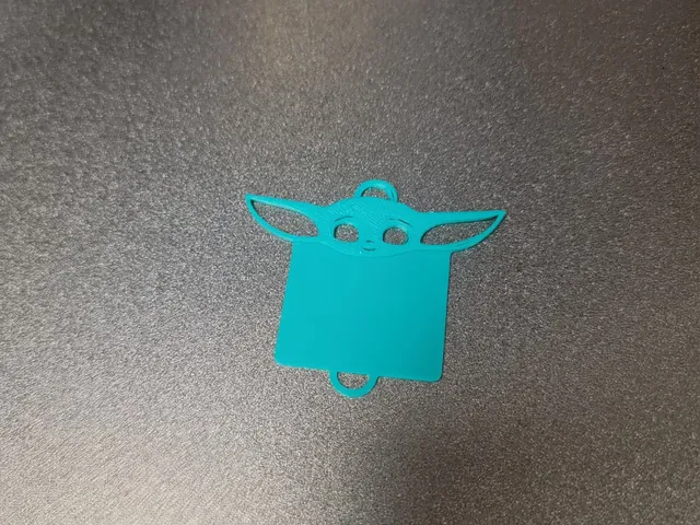 Baby Yoda Birthday Tag