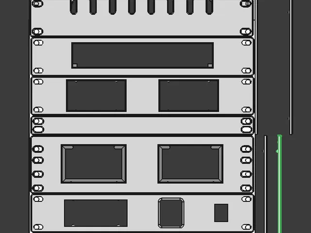 10 Inch rack  with side and top panels  – Remastered Design