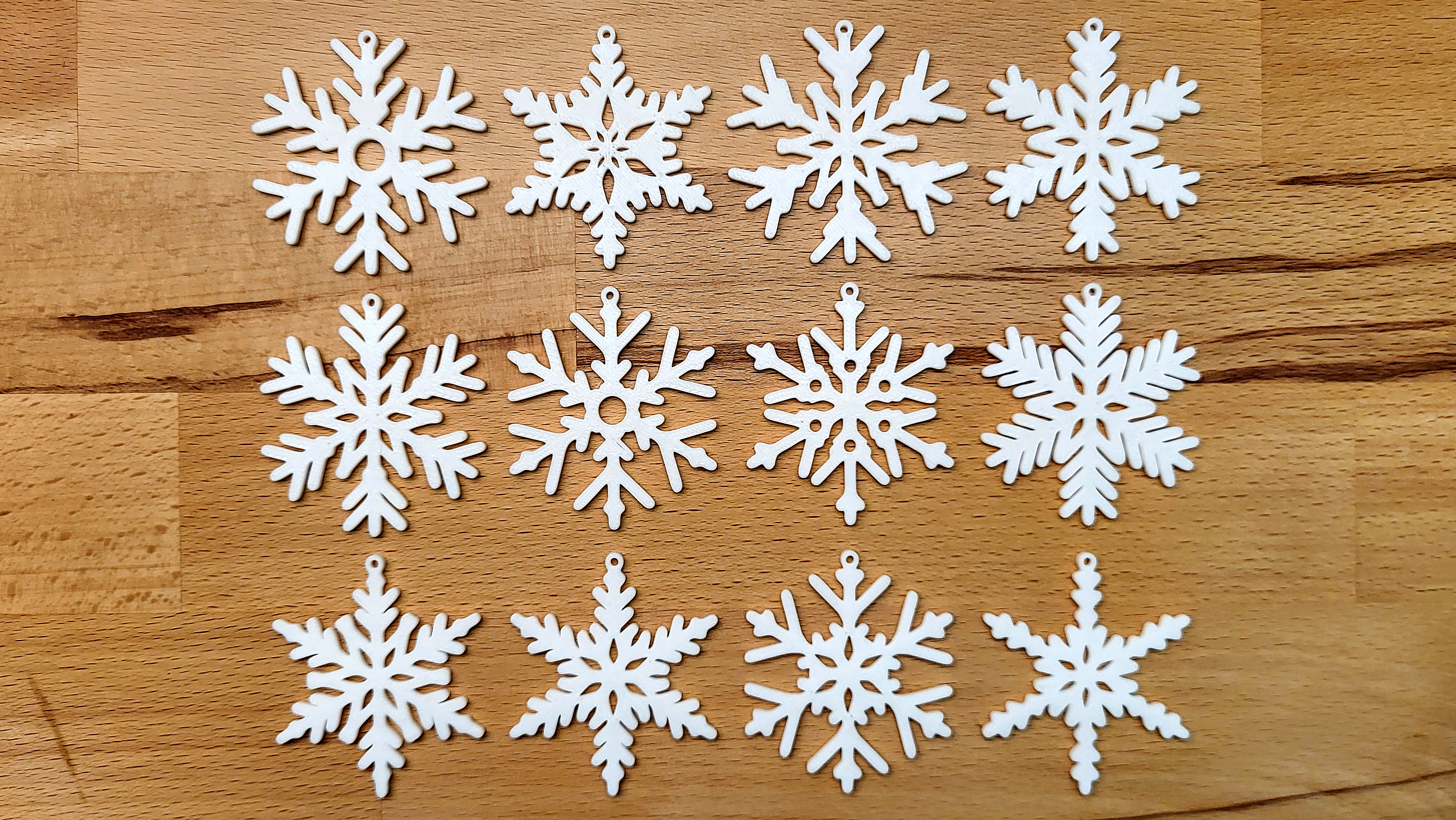 2025 Snowflakes 2nd set christmas tree decoration
