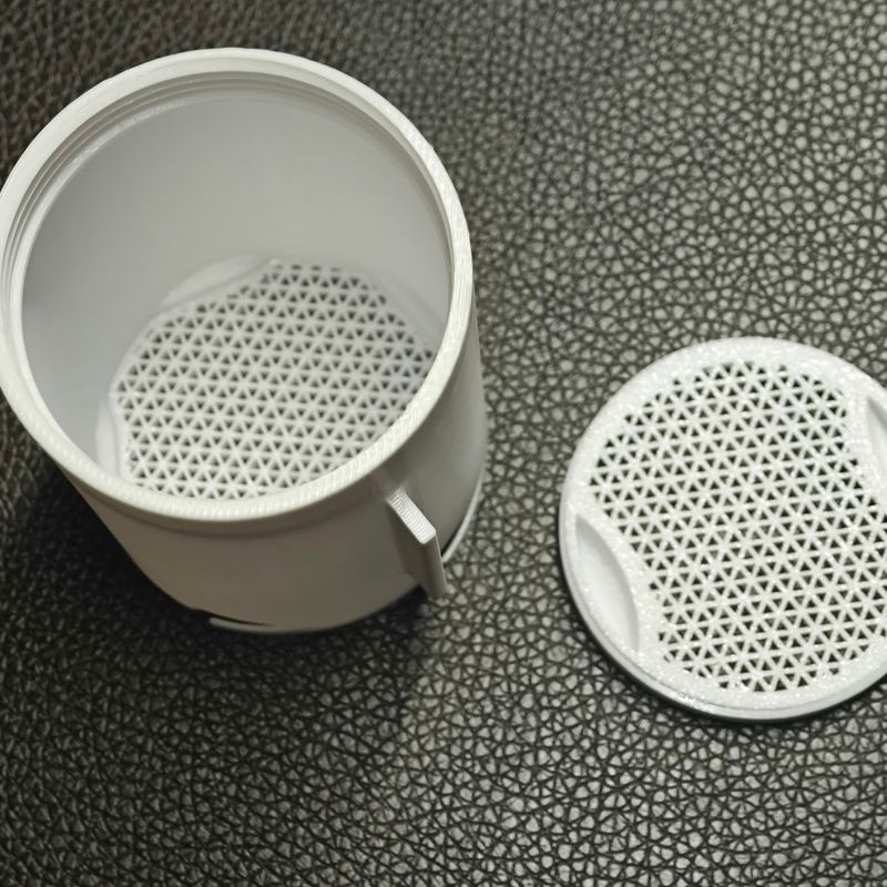 Prusa Filament Spool Silica-gel Holder (90% less humidity) by quibeck ...