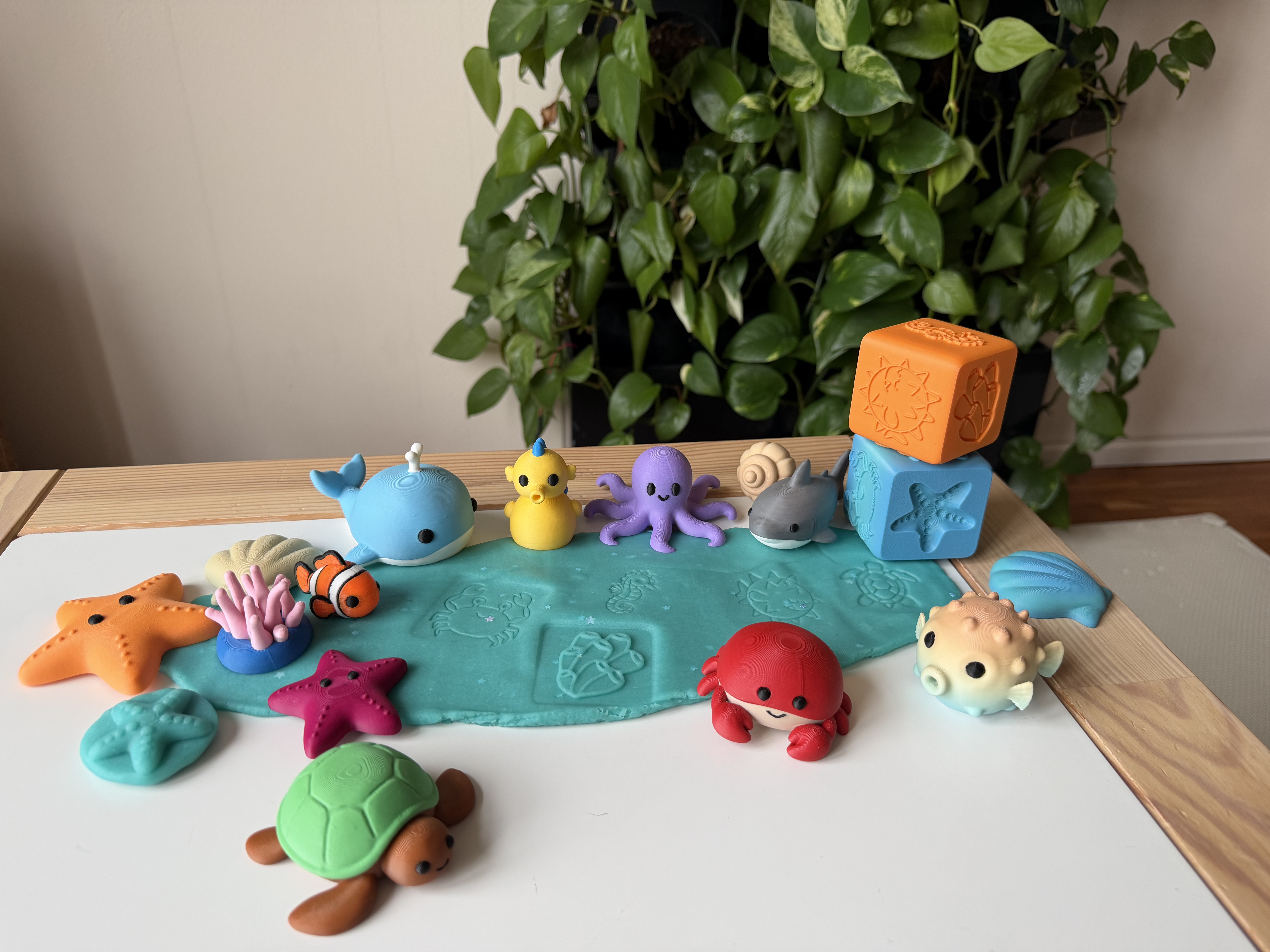 Miniatura 2 do modelo 3D Sea animals - set