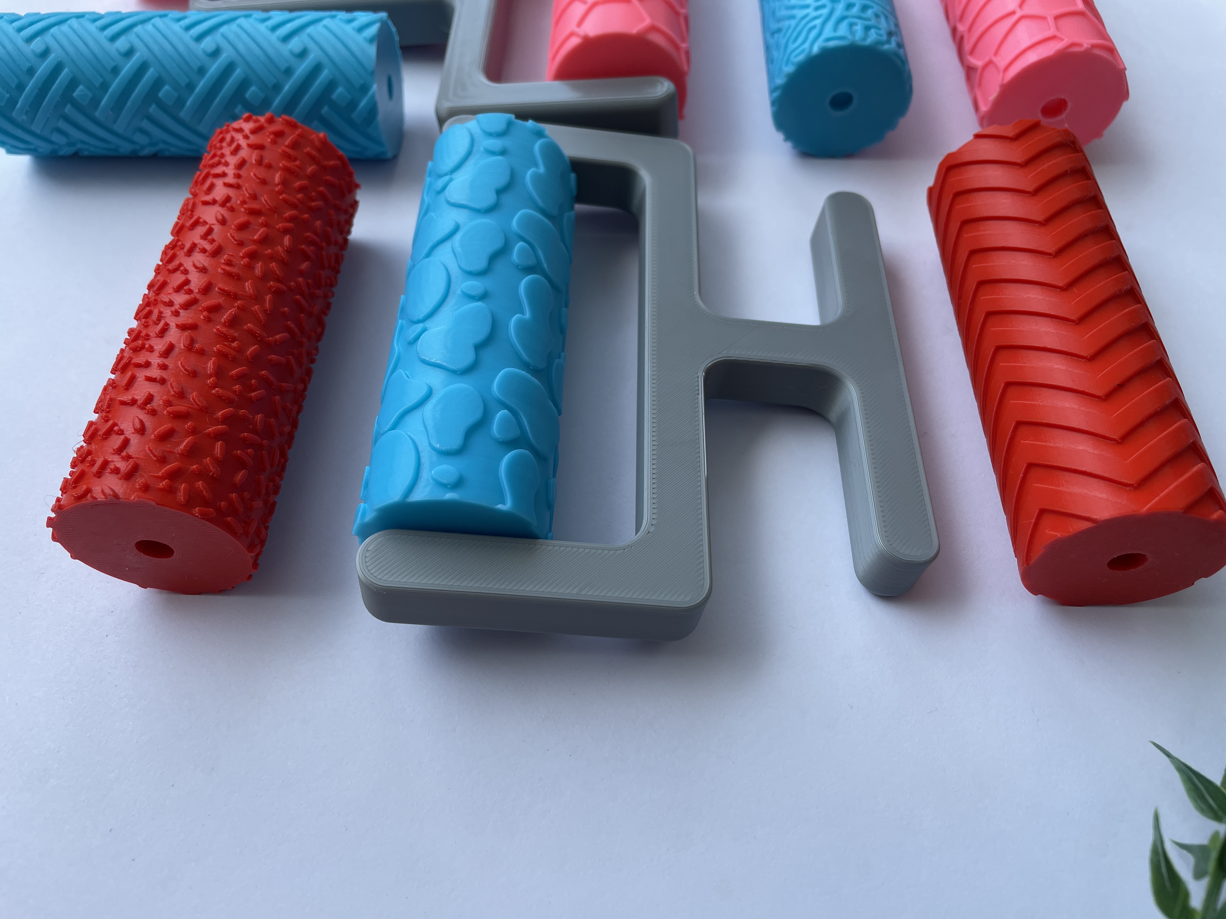 Polymer Clay Texture Roller - Embossing Pattern Tool for Clay Earrings & Jewelry Making — miniatura 5