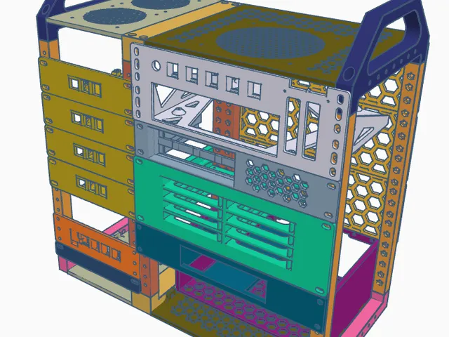 Dual bottom & top for fitting top covers & Skådis side panels with horizontal expansion