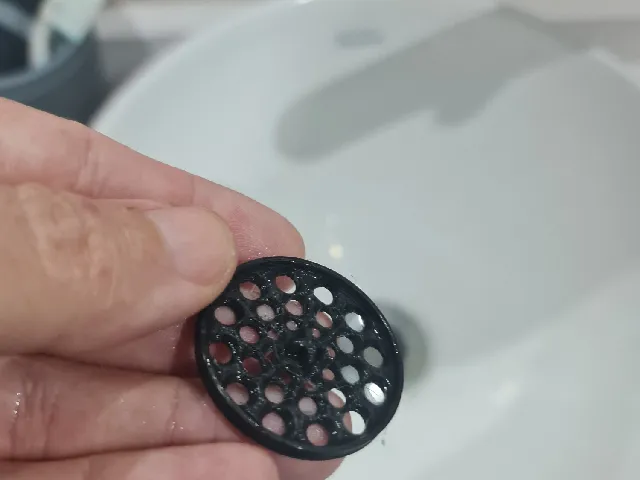 Hair Stopper Bathtub Flat Drain 35 mm of diameter