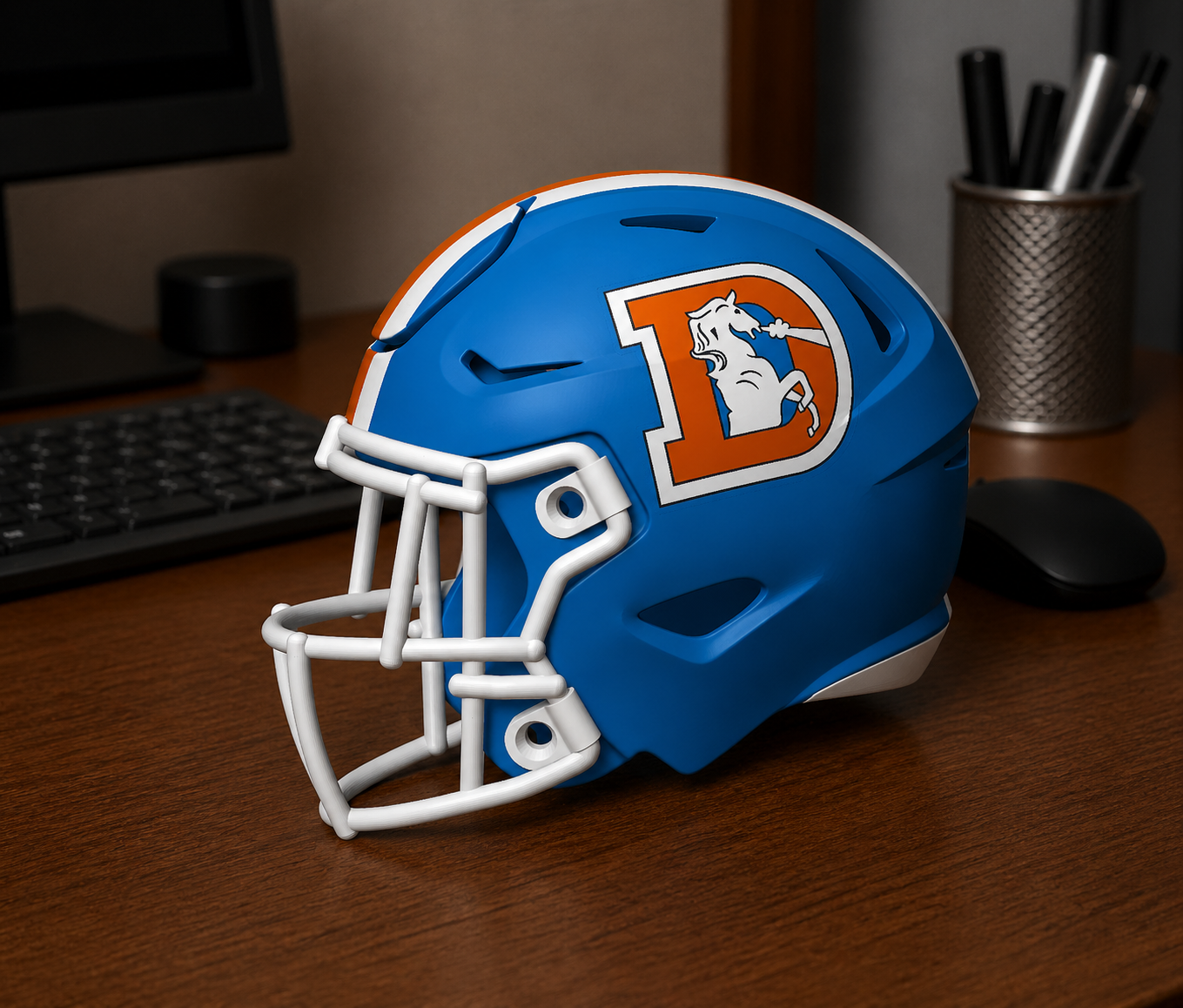 Denver Broncos Football Helmet - Throwback Logo