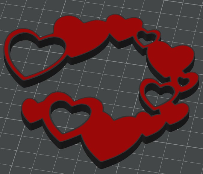 Heart walldecor