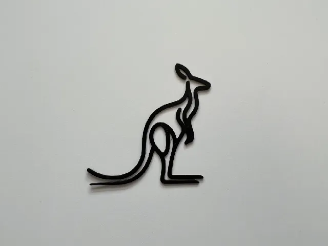 Kangaroo Wall Art #2