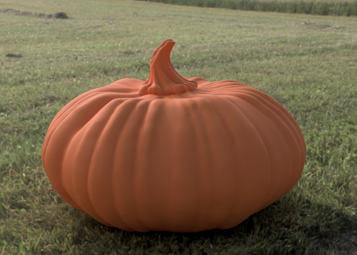A Unique Realistic Pumpkin