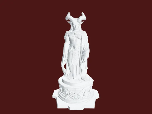 horned figure