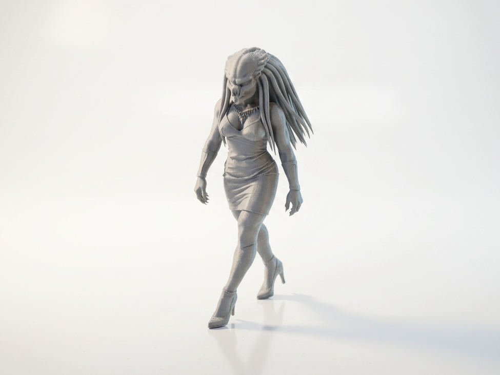 Predator Female Figurine Movies TV 3D Printable