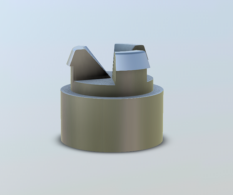 Microwave oven foot 3D model