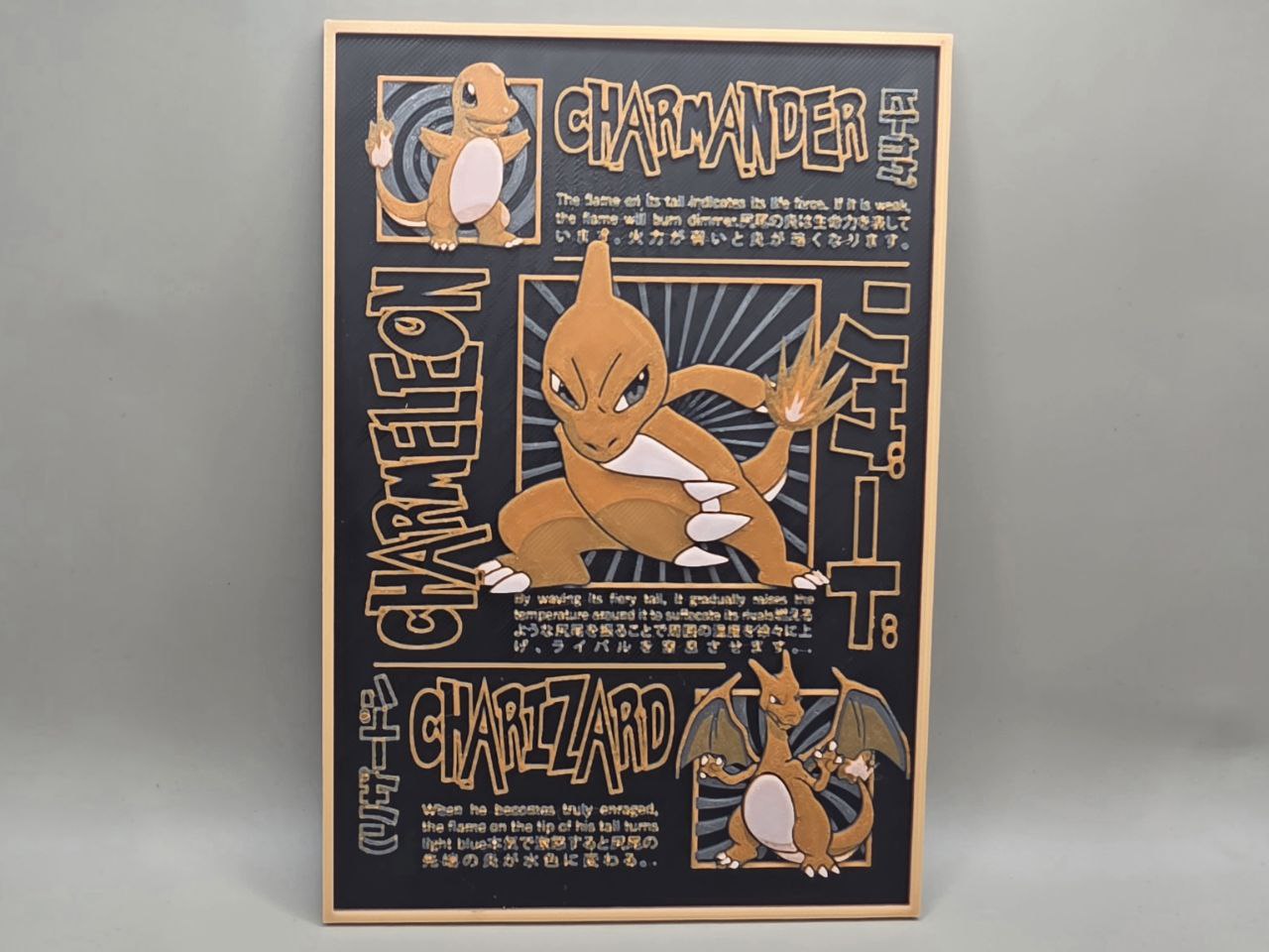 Charmander Evolutions - HueForge