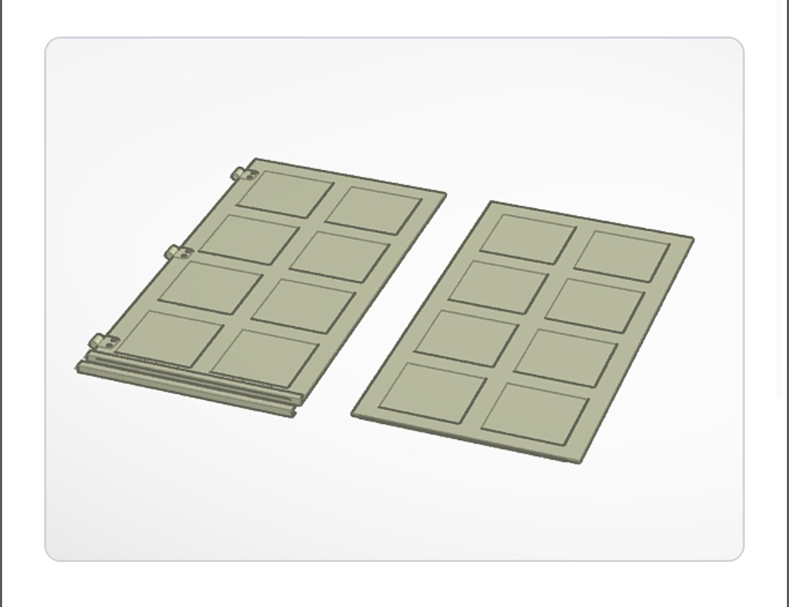Tea Room Doors 3D model