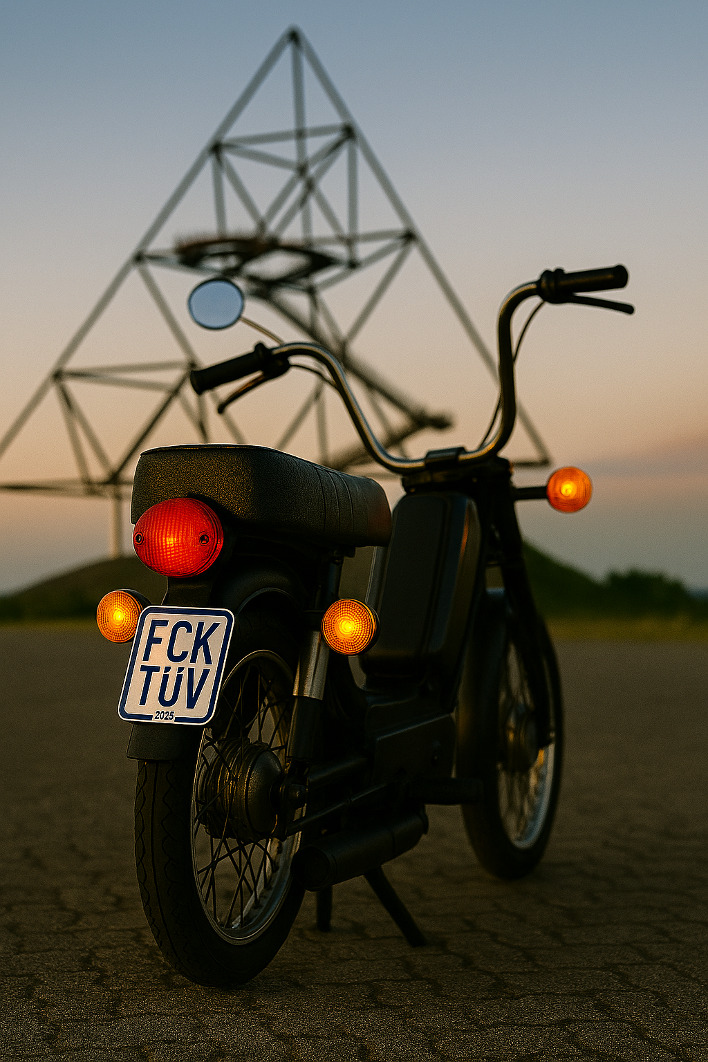 Mofa- / Simson Showkennzeichen
