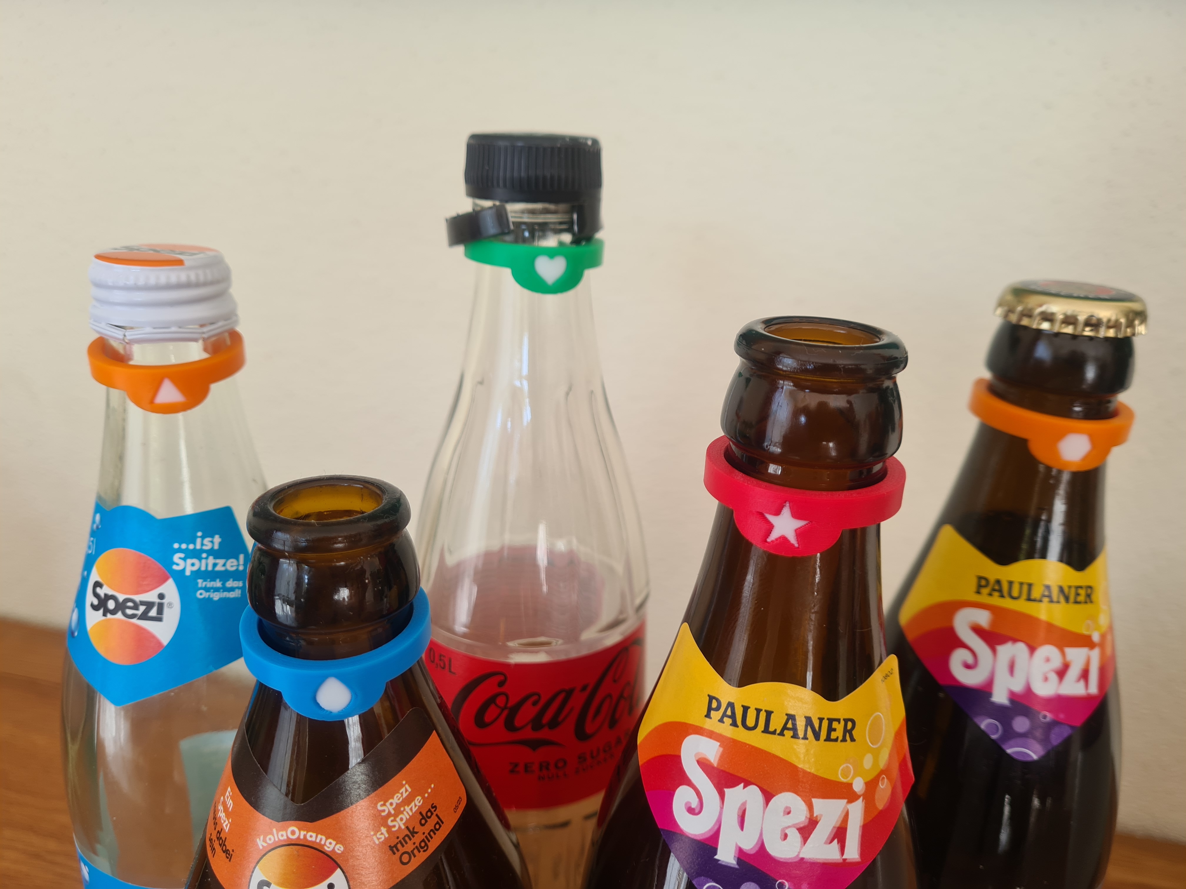 Clip-on Bottle Marker Rings