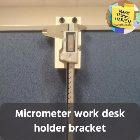 MITUTOYO CALIPER WORK DESK HOLDER AND BRACKET