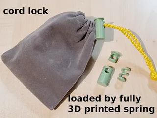 Cord lock by Jack, Download free STL model