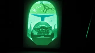 BABY YODA LIGHTBOX LAMP BABY YODA