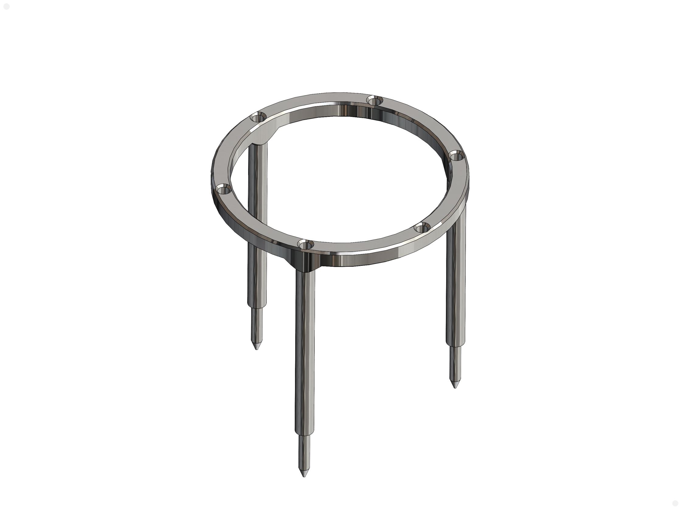 Miniatura 4 do modelo 3D Stackable plant supports