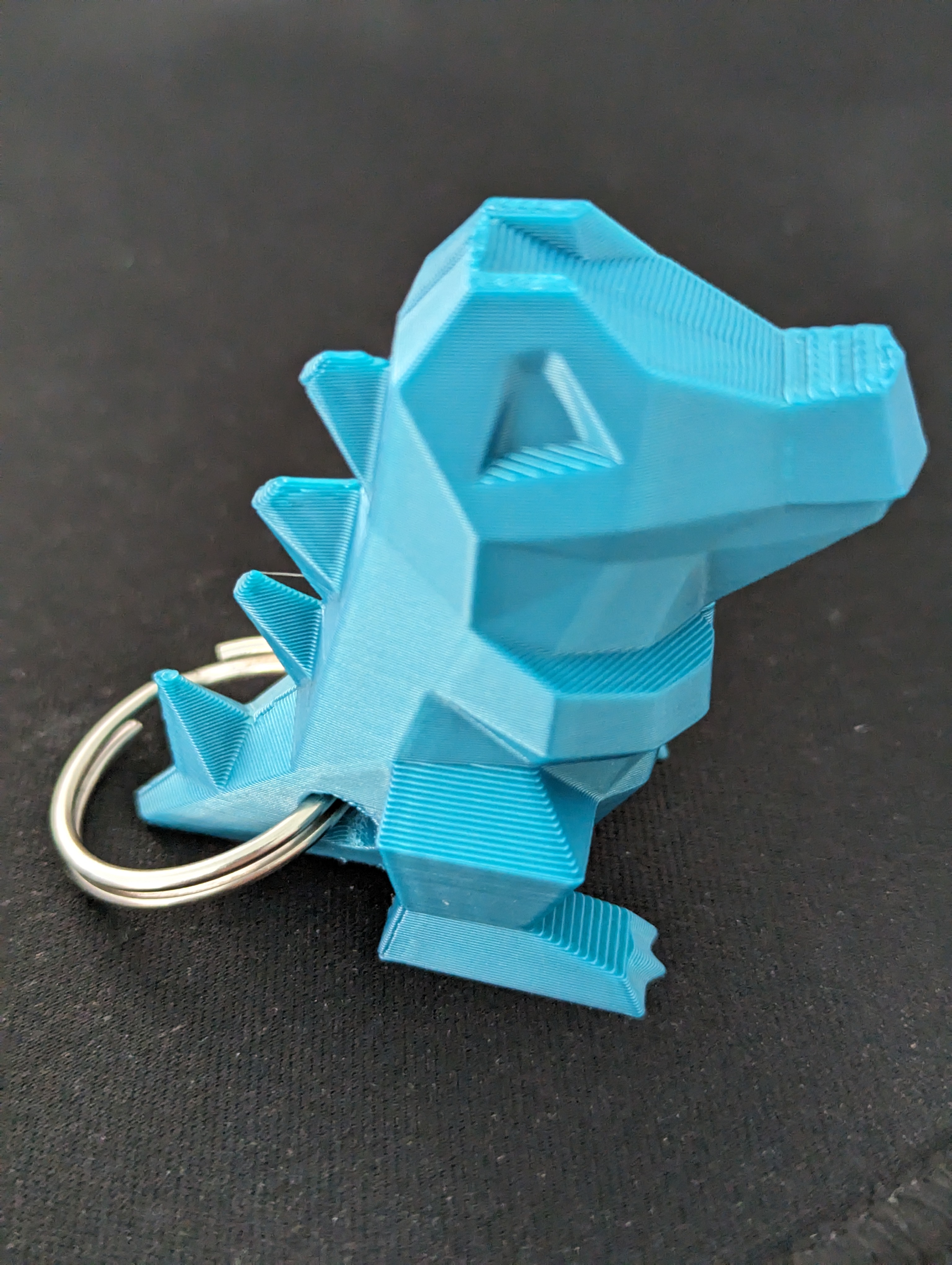 Low-Poly Totodile keychain