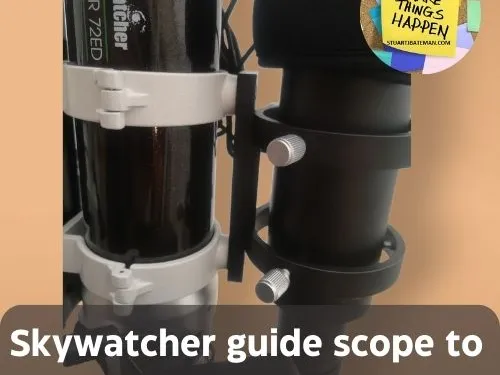 60MM GUIDE SCOPE TO MAIN SCOPE ADAPTOR PLATE