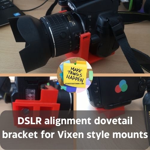 DSLR ALIGNMENT DOVETAIL BRACKET FOR VIXEN STYLE MOUNTS