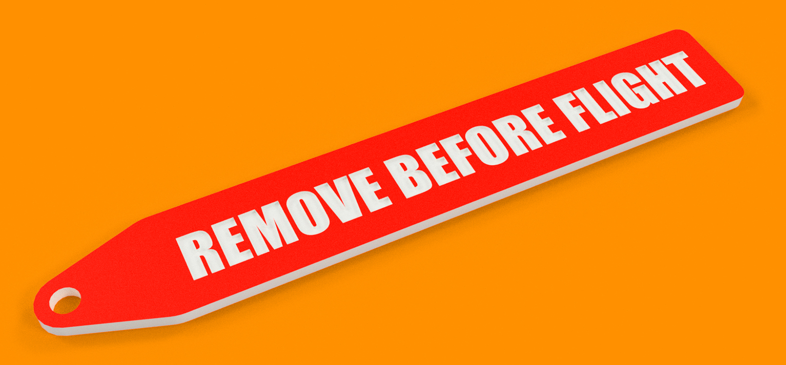 REMOVE BEFORE FLIGHT - Tag Flag Keychain Hanger Holder for Prusa XL by ...