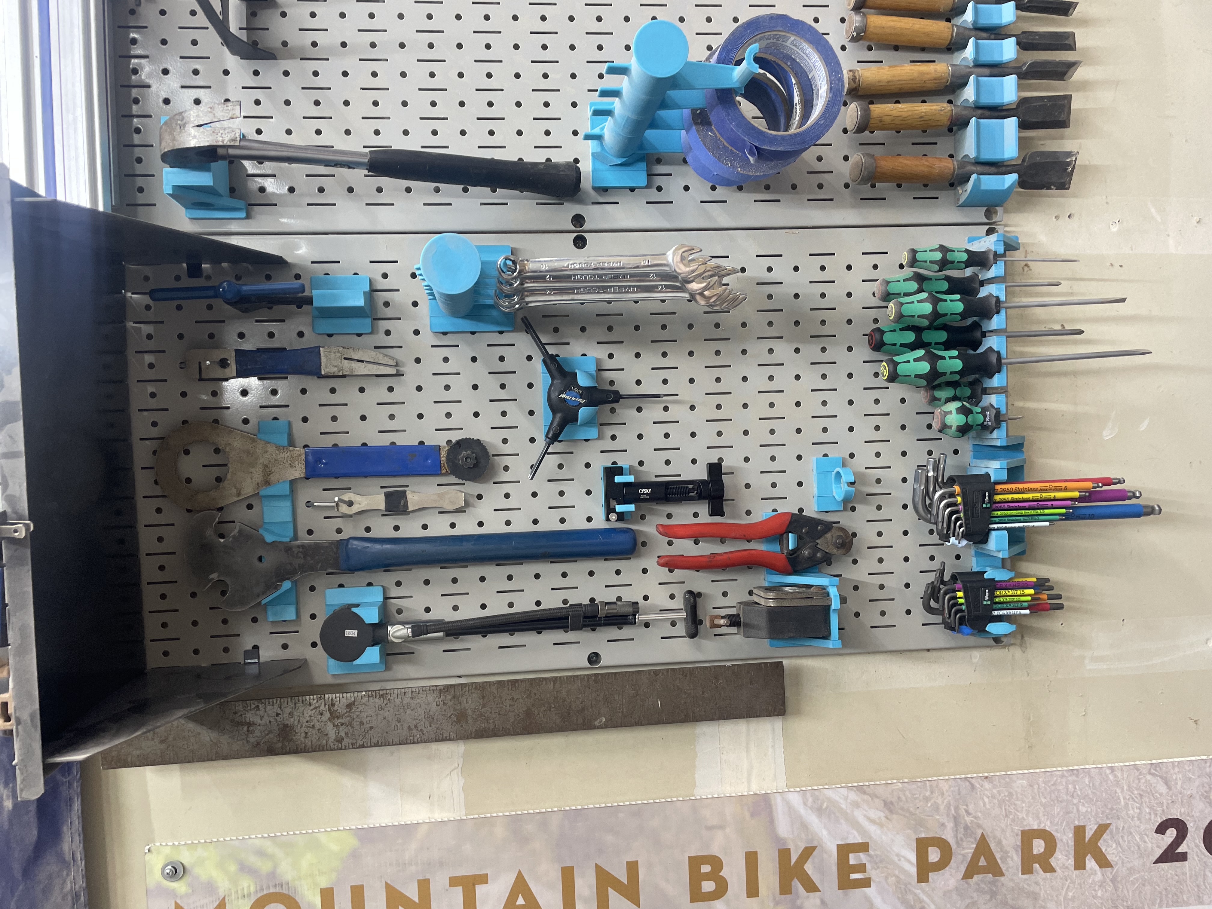 Wall Control Park Y Wrench Holder 3D model thumbnail