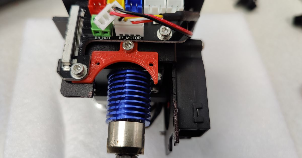 Qidi X Cf Pro Hotend Fan Bracket Mod By Tin Tad Download Free Stl