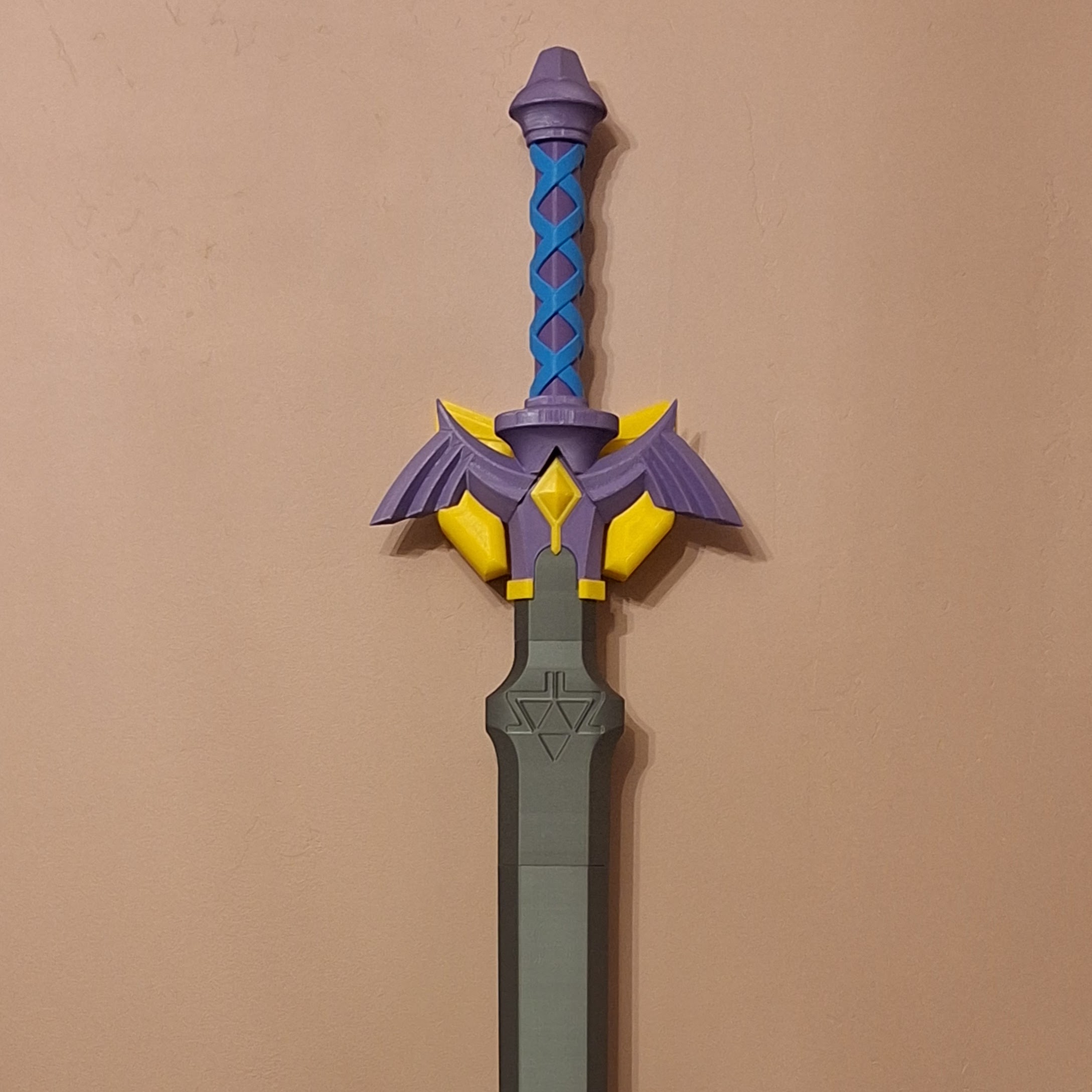 Wall Mount for Master Sword (Screwless) by CJ | Download free STL model ...