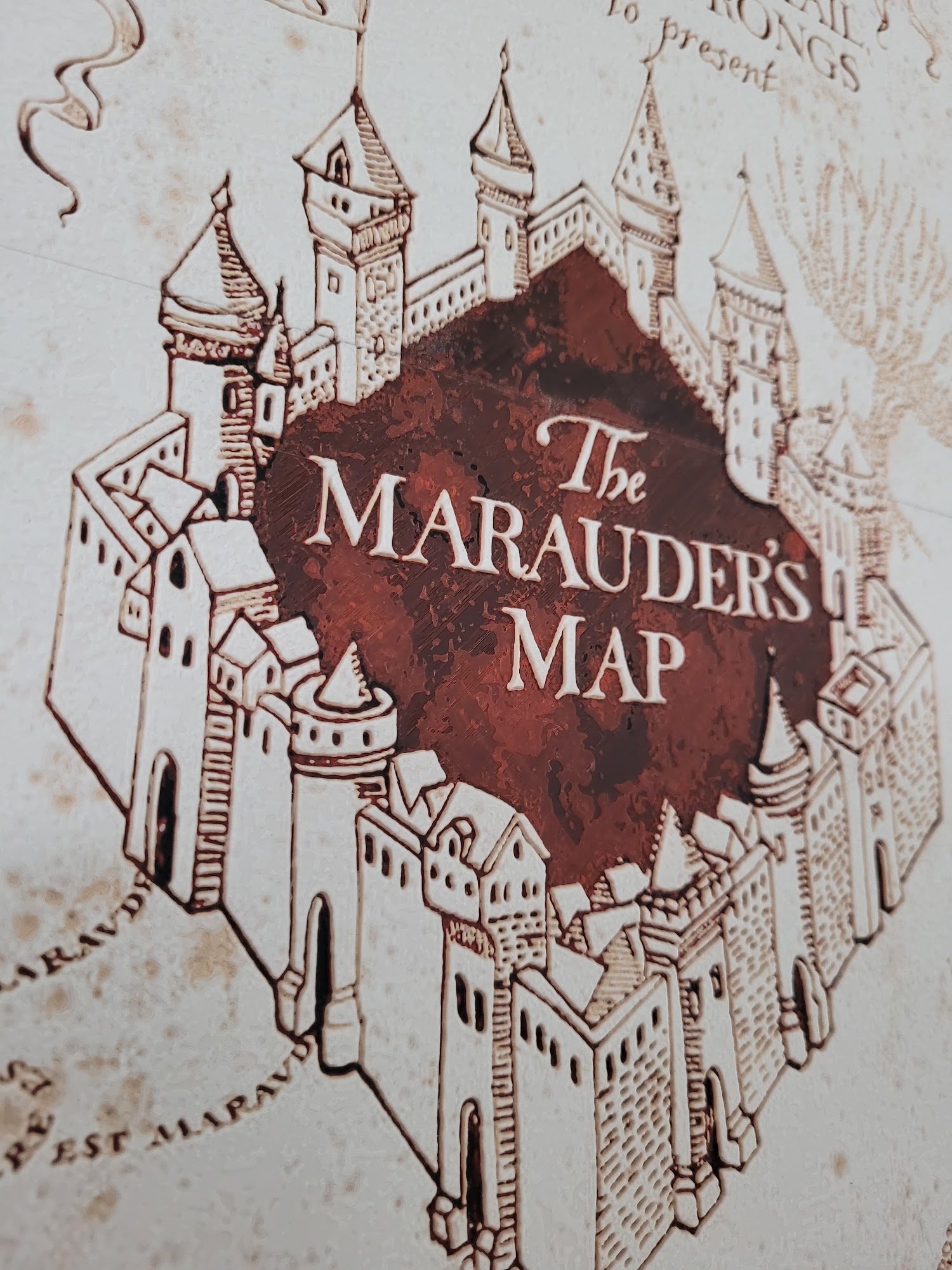 Marauder's Map Wall Art by miscellaneous_prints | Download free STL ...