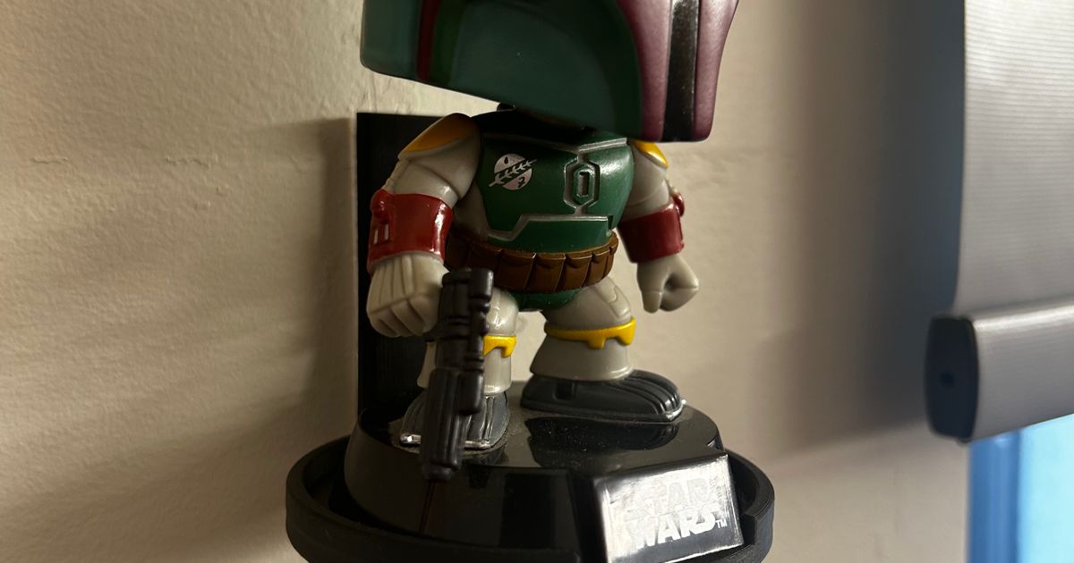 Funko Pop! Wall Holder by Molten Layers | Download free STL model ...