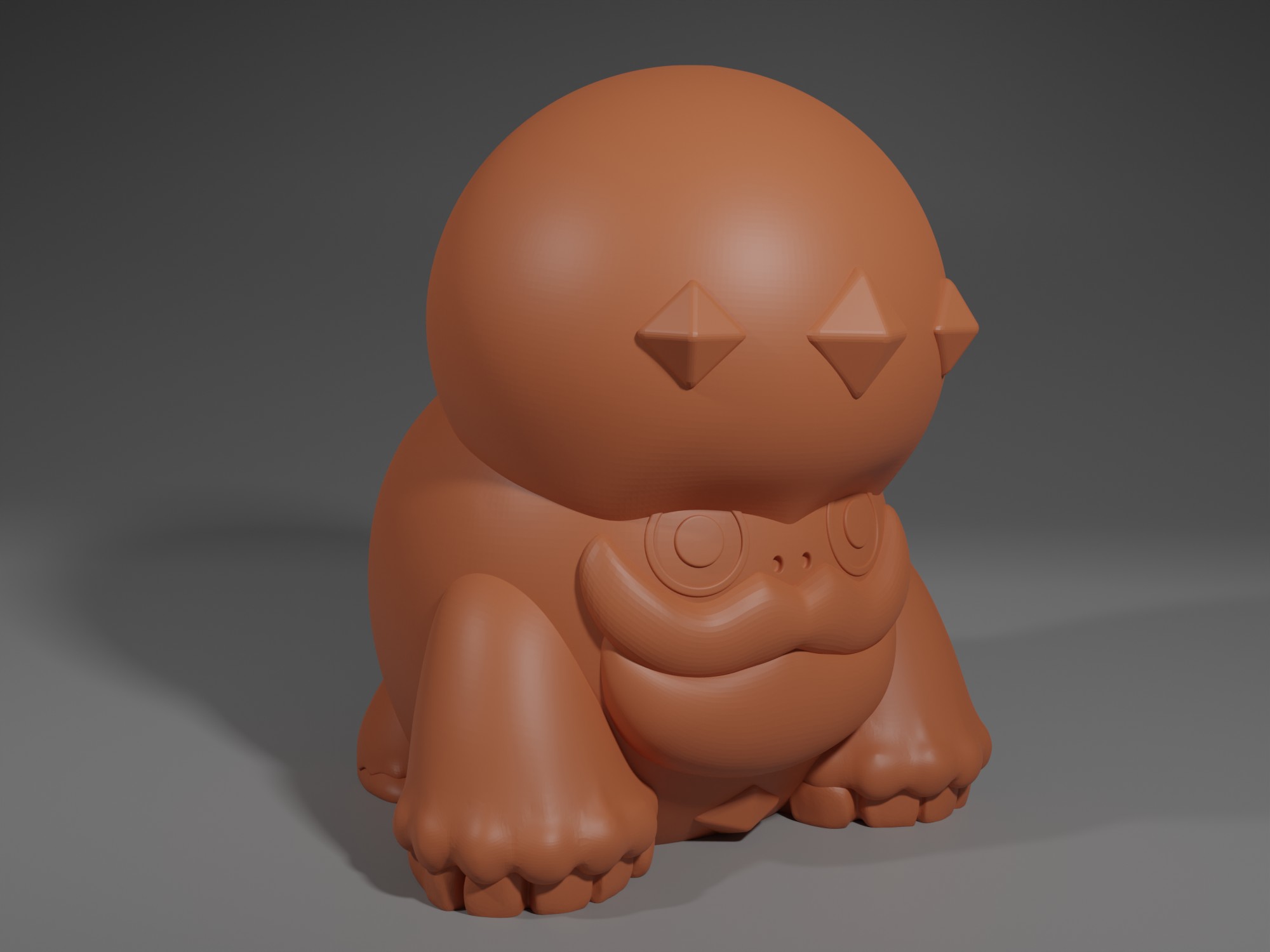 Darmanitan Galarian Pokemon Figure Standard Mode in the Style of Bandai Finger Puppets