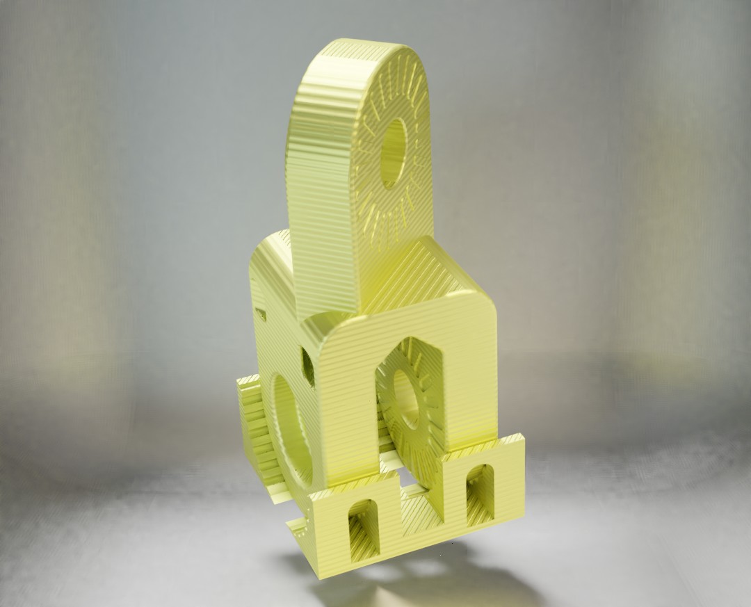 45 degree piece for articulating pi cam mount (remix)