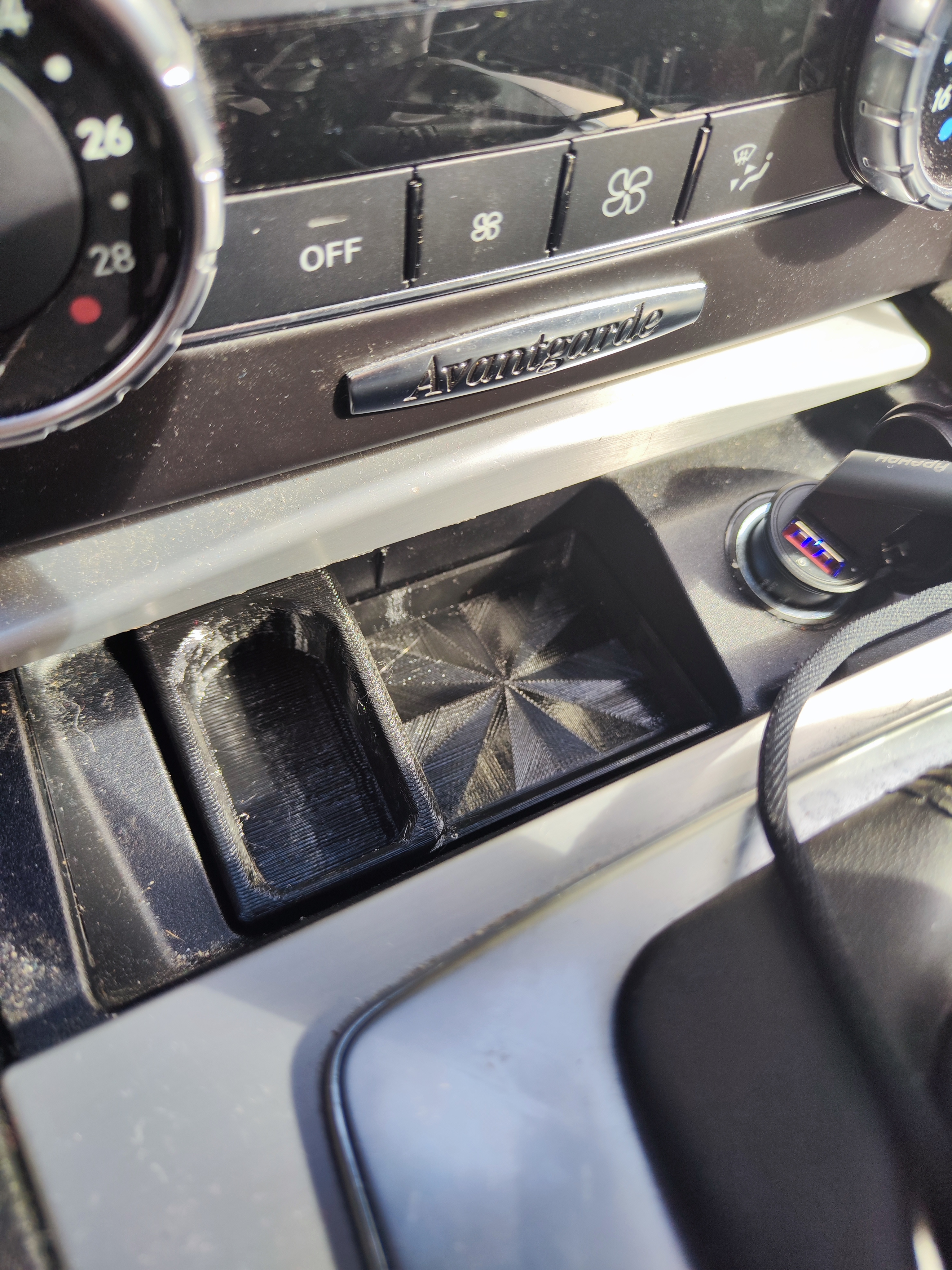 Vape Holder (Double Barrel v4) for Mercedes W204 (C Class) by