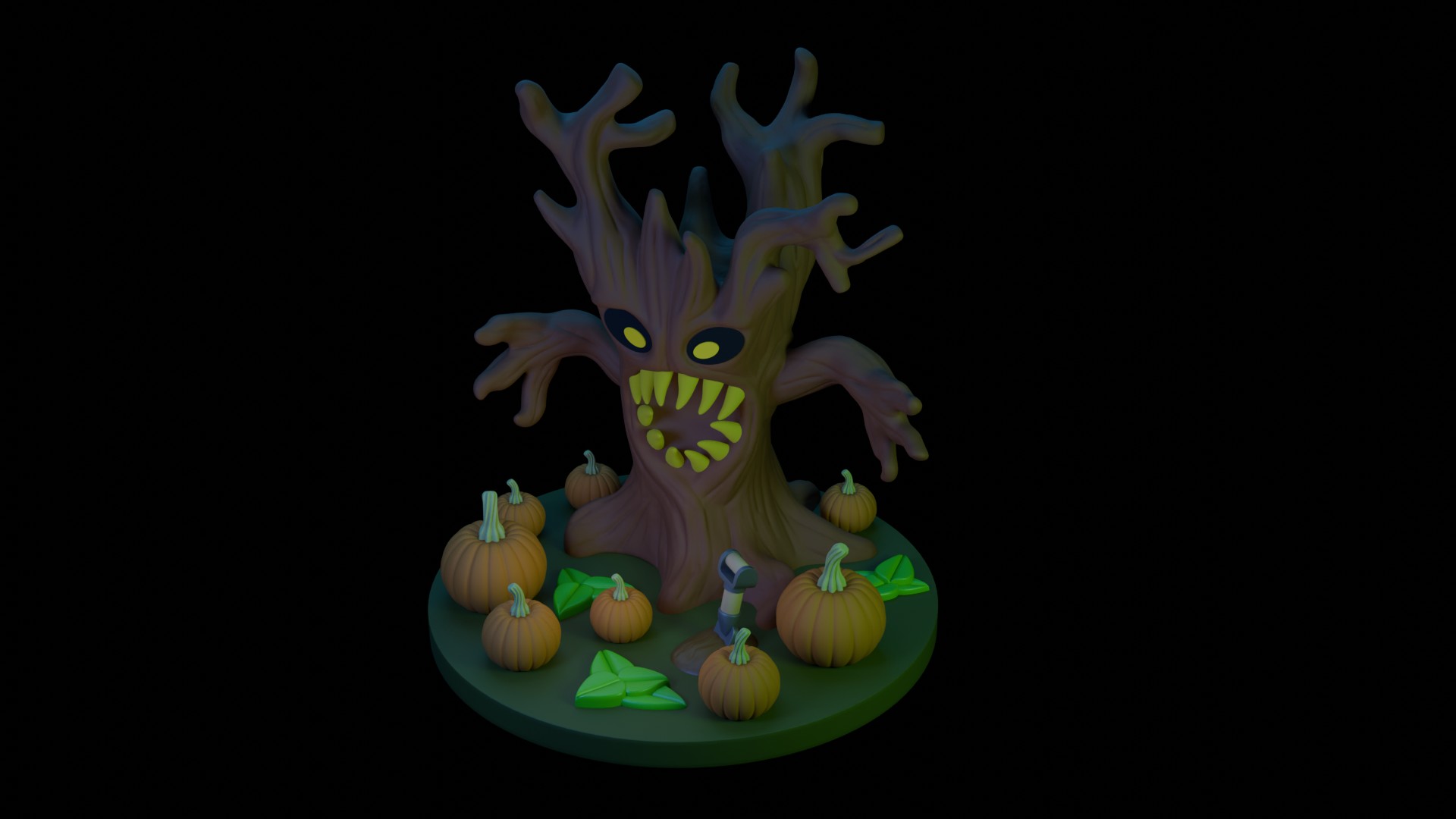 Miniatura 7 do modelo 3D Haunted Pumpkin Patch