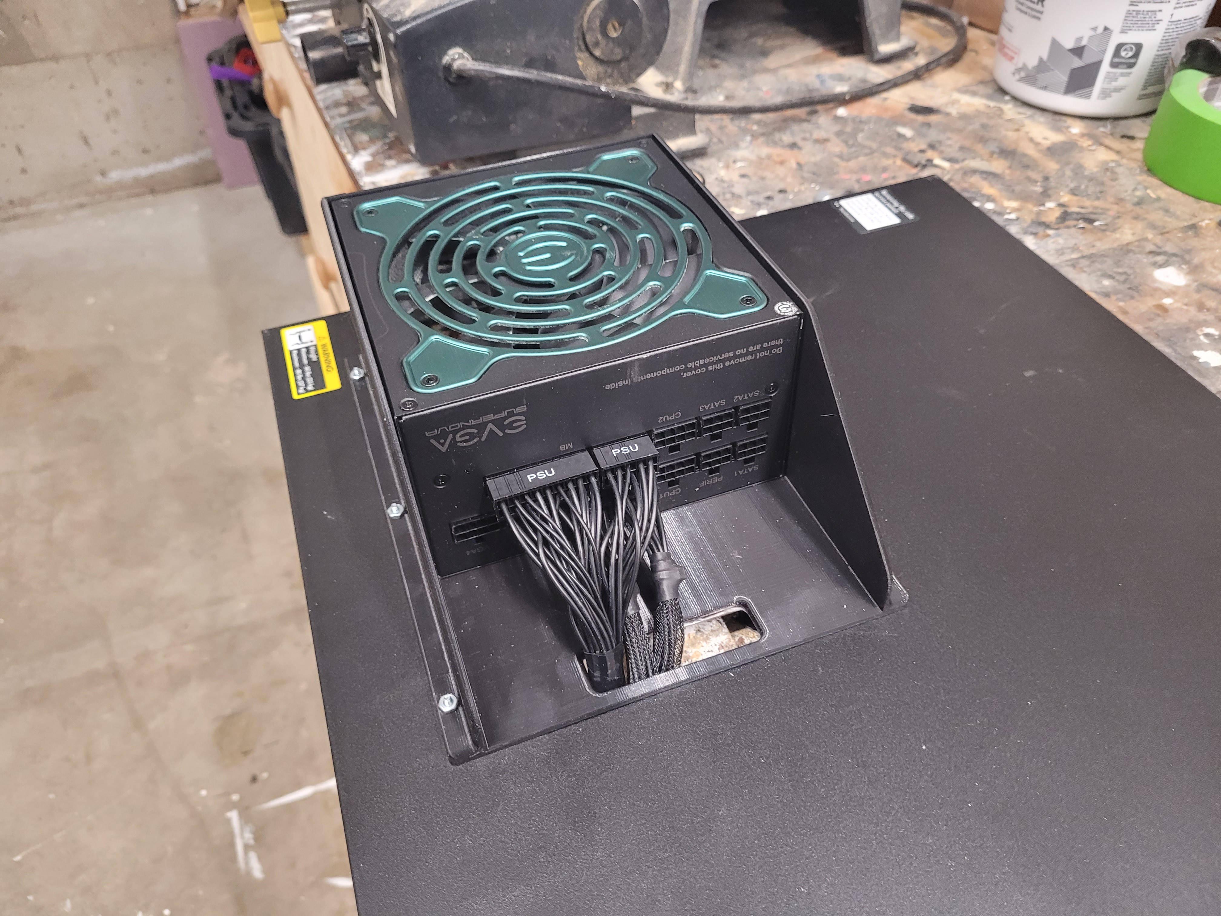 ATX PSU Surface Mount Bracket / Support / Frame
