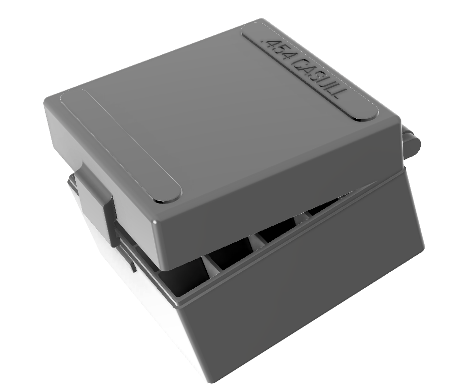 Miniatura 2 do modelo 3D Stackable Bullet Box (.45 Colt/.454 Casull)