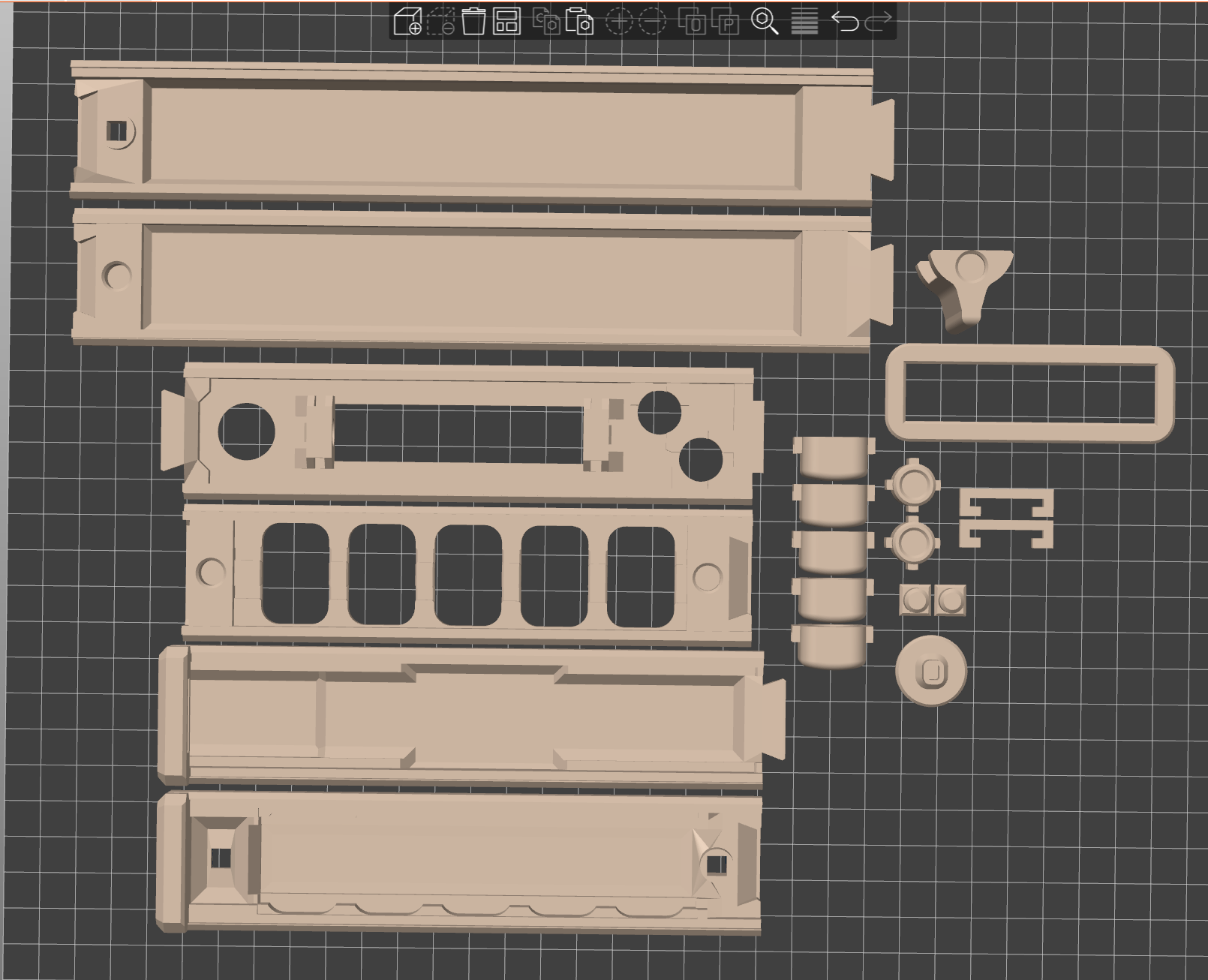 Minibar "Retail" Version 3D model thumbnail