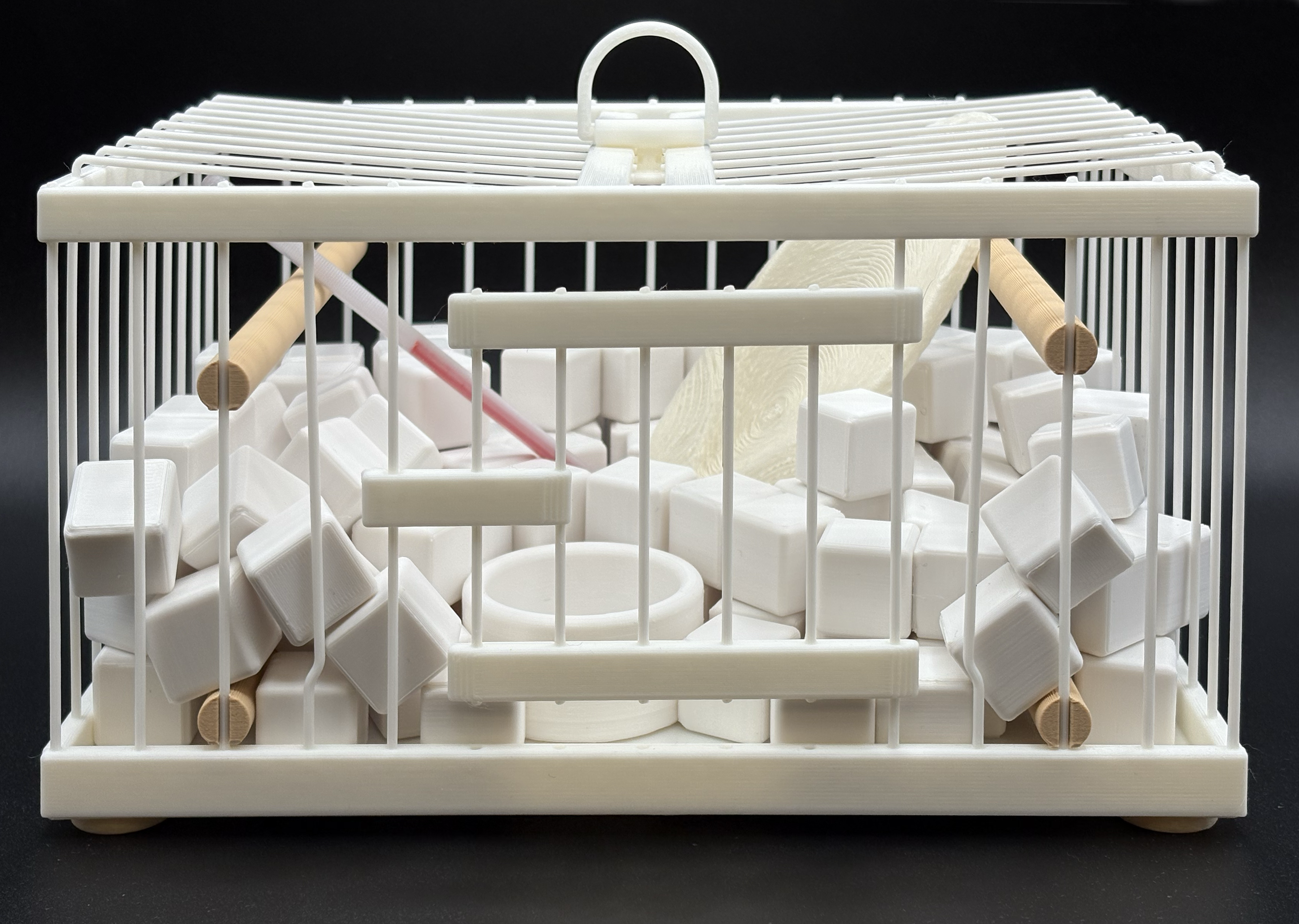 Model of Marcel Duchamp's Why Not Sneeze, Rose Sélavy?