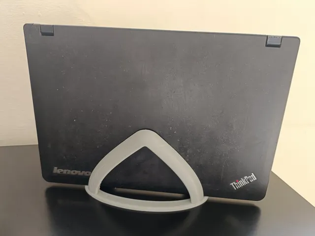 Vertical laptop stand