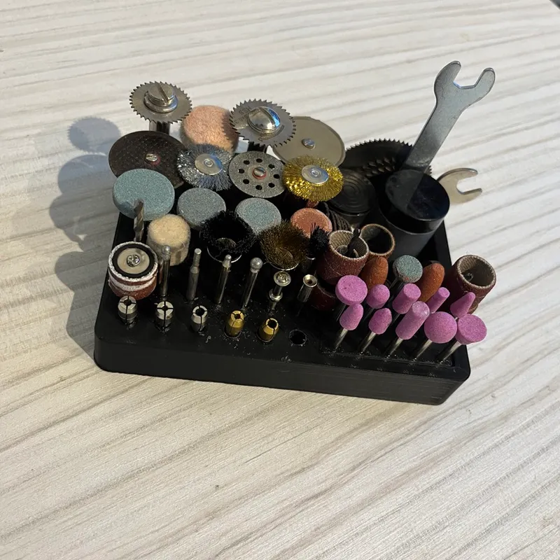 dremel holder with additional bit holders by jamie xu