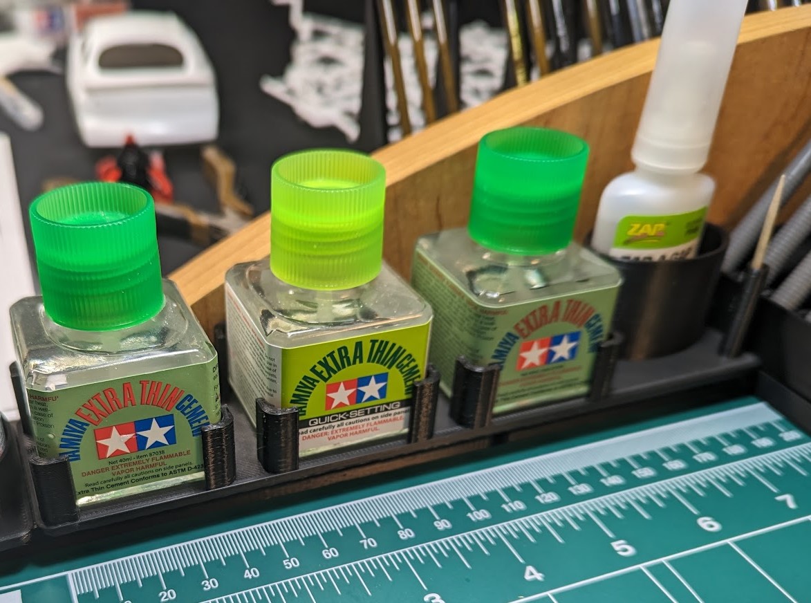 Gridfinity tamiya glue holders by sprint 9 download free stl model