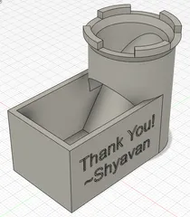 Miniature Castle Dice Tower