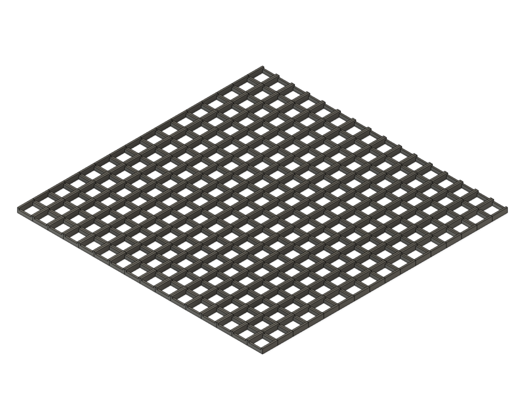 LED Grid parametric By WithanHdammit Download Free STL Model